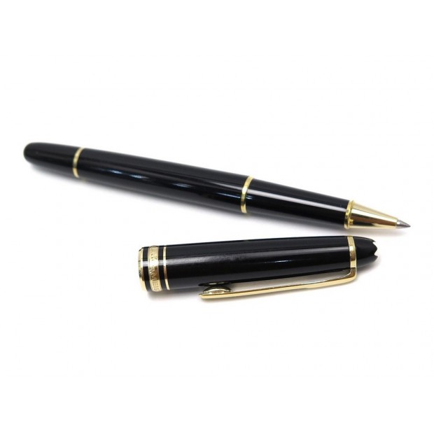 STYLO BILLE MONTBLANC MEISTERSTUCK CLASSIQUE DORE 12890 + BOITE ROLLERBALL 405€