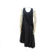 NEUF ROBE LOUIS VUITTON SANS MANCHE 42 L EN SOIE NOIR NEW BLACK SILK DRESS 3000€