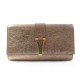 NEUF SAC A MAIN YVES SAINT LAURENT POCHETTE CHYC 265701 EN CUIR BRONZE BAG 950€