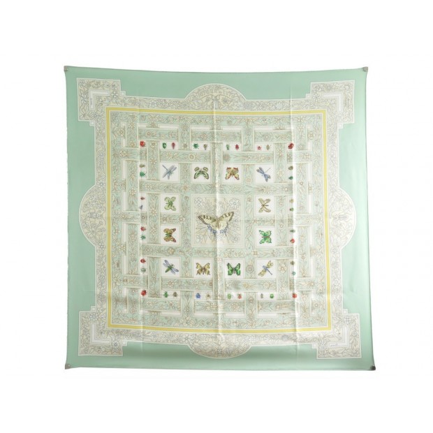 FOULARD HERMES JOYAUX DE L'ETE CARRE 90 JACQUELOT SOIE + BOITE SILK SCARF 375€