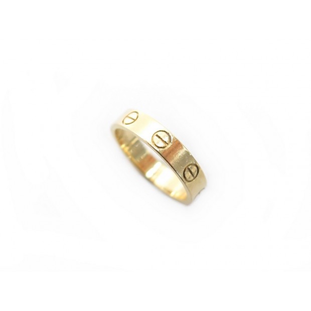 BAGUE CARTIER ALLIANCE LOVE B4085000 TAILLE 48 EN OR JAUNE 18K GOLD RING 1100€