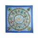 NEUF HERMES FOULARD EMBLEMES DE L'EUROPE LATHAM CARRE 90 SOIE + BOITE SCARF 375€