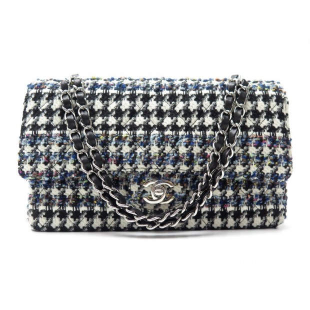 NEUF SAC A MAIN CHANEL CLASSIQUE TIMELESS MEDIUM TWEED BANDOULIERE HANDBAG 6050€