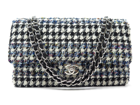 sac a main chanel classique timeless medium tweed