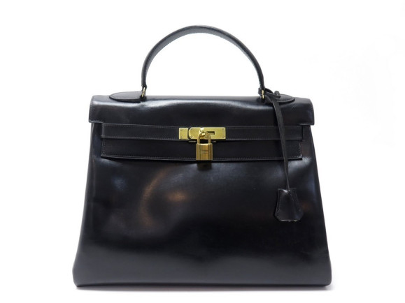  sac a main hermes kelly 32 retourne en cuir