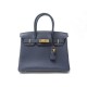 NEUF SAC A MAIN HERMES BIRKIN 30 DE 2020 EN CUIR TOGO BLEU NUIT BOITE HAND BAG