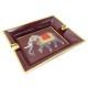 CENDRIER HERMES VIDE POCHE ELEPHANT EN PORCELAINE BORDEAUX ASHTRAY 475€