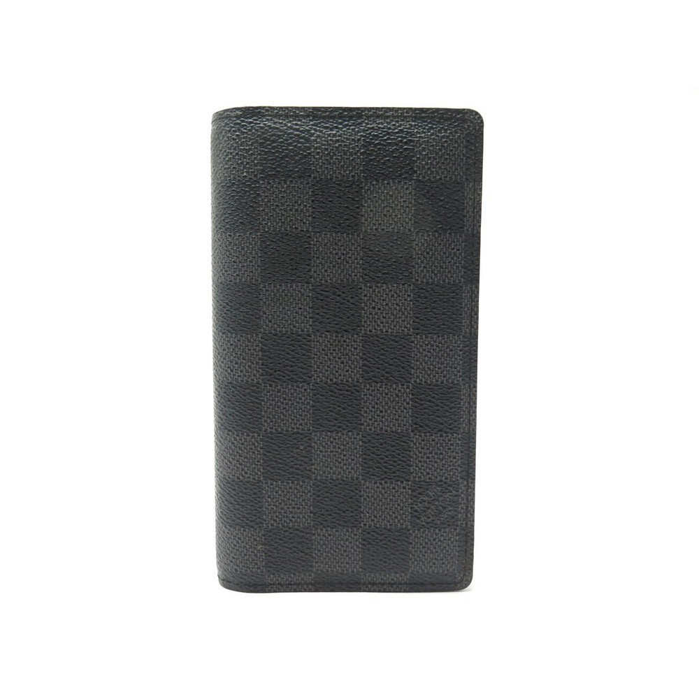 Louis Vuitton Bifold Long Wallet Damier Graphite Portefeuille