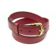 CEINTURE MUST DE CARTIER TAILLE 80 L EN CUIR ROUGE RED LEATHER BELT 420€