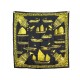 NEUF FOULARD HERMES JONQUES ET SAMPANS CARRE 90 DE LA PERRIERE SOIE SCARF 375€