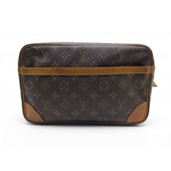 VINTAGE TROUSSE DE TOILETTE LOUIS VUITTON COMPIEGNE 28 TOILE MONOGRAM POUCH 550€