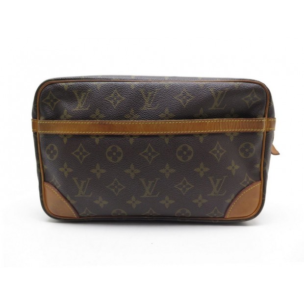 VINTAGE TROUSSE DE TOILETTE LOUIS VUITTON COMPIEGNE 28 TOILE MONOGRAM POUCH 550€