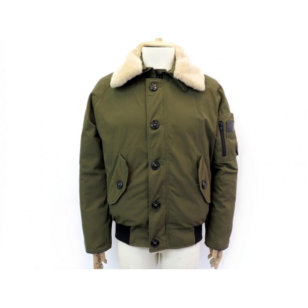 MANTEAU CANADA GOOSE AVIATEUR RUNDLE DOUDOUNE BLOUSON T 48 M POLYESTER KAKI 525€