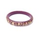 NEUF BRACELET LOUIS VUITTON INCLUSION PM MONOGRAM T18 RESINE FUSHIA JEWEL 390€