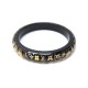 NEUF BRACELET LOUIS VUITTON INCLUSION PM MONOGRAM T18 EN RESINE NOIR JEWEL 390€