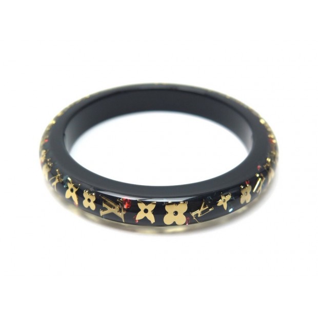 NEUF BRACELET LOUIS VUITTON INCLUSION PM MONOGRAM T18 EN RESINE BLEU JEWEL 390€