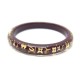 NEUF BRACELET LOUIS VUITTON INCLUSION PM MONOGRAM T18 RESINE BORDEAUX JEWEL 390€
