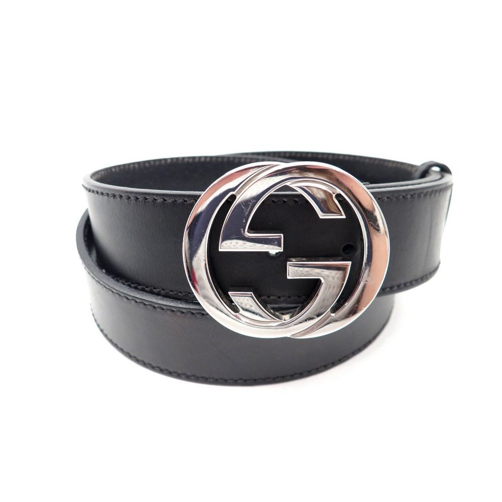 Maestro dagsorden udskiftelig ceinture gucci 114984 t 95 logo double g mixte en cuir