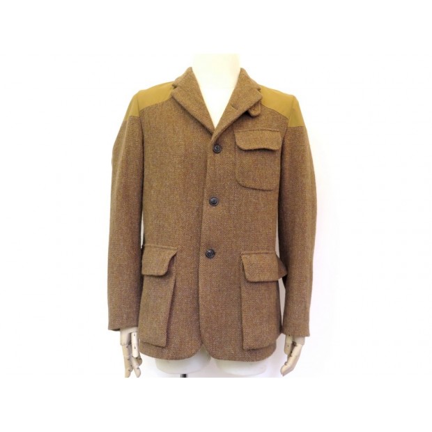 NEUF VESTE NIGEL CABOURN MALLORY TAILLE 52 L EN LAINE CAMEL NEW WOOL JACKET 775€