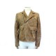 BLOUSON POLO RALPH LAUREN T50 M VESTE EN CUIR FACON VIEILLI CAMEL JACKET 1700€