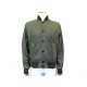 NEUF BLOUSON OFFICINE GENERALE VARSITY 50 M VESTE CUIR KAKI LEATHER JACKET 1040€