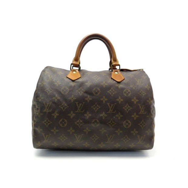 VINTAGE SAC A MAIN LOUIS VUITTON SPEEDY 30 M41108 TOILE MONOGRAM HANDBAG 1020€