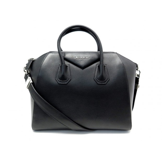 NEUF SAC A MAIN GIVENCHY ANTIGONA MM BB05118014 EN CUIR NOIR NEW HAND BAG 1790€