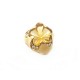 BAGUE FRED CHEVALIERE T55 EN OR JAUNE 18K CITRINE 11CT DIAMANTS 0.45 GOLD RING