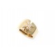 BAGUE CHAUMET LIENS CROISES GM ASYMETRIQUE OR ROSE ET DIAMANTS RING 6670€