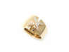 bague chaumet liens croises gm asymetrique or rose et