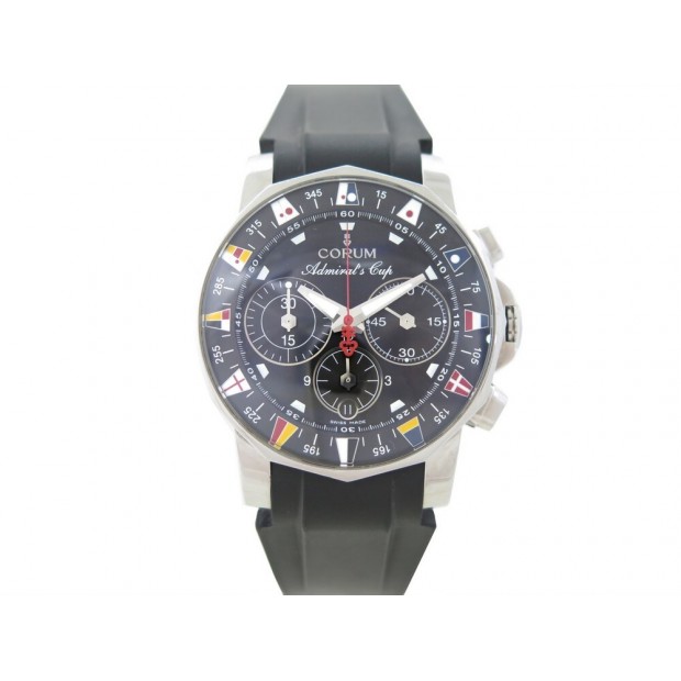 MONTRE CORUM ADMIRALS CUP 985.641.20 CHRONOGRAPHE AUTOMATIQUE ACIER WATCH 5350€