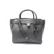 SAC A MAIN MICHAEL KORS HAMILTON BANDOULIERE EN CUIR GRIS LEATHER HANDBAG 350€