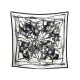 FOULARD HERMES BRIDES REBELLES CARRE 90 PIERRE EMERY SOIE BLANC SILK SCARF 375€