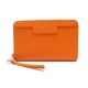 NEUF PORTE MONNAIE LONGCHAMP LE PLIAGE NEO CUIR ORANGE PORTEFEUILLE WALLET 190€