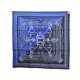 NEUF FOULARD HERMES GRAND MANEGE CUT BANDANA 55 CM D'ORIGNY SOIE + BOITE SCARF