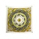 FOULARD HERMES DIES ET HORE CARRE 90 FACONNET SOIE BEIGE + BOITE SILK SCARF 375€