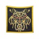 FOULARD CARTIER JOAILLERIE CARRE 90 SOIE BROCHEE JACQUARD BOITE SILK SCARF 355€