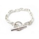 BRACELET HERMES CHAINE D'ANCRE PM 16 CM 17 MAILLONS ARGENT MASSIF + BOITE 910€