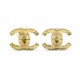 BOUCLES D'OREILLES CHANEL LOGO CC HIEROGLYPHE EGYPTIEN + BOITE EARRINGS 390€