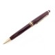 NEUF STYLO BILLE MONTBLANC MEISTERSTUCK CLASSIQUE DORE BORDEAUX + BOITE PEN 365€