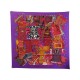 NEUF FOULARD HERMES VOYAGE EN ETOFFES ANNIE FAIVRE SOIE VIOLET SILK SCARF 375€