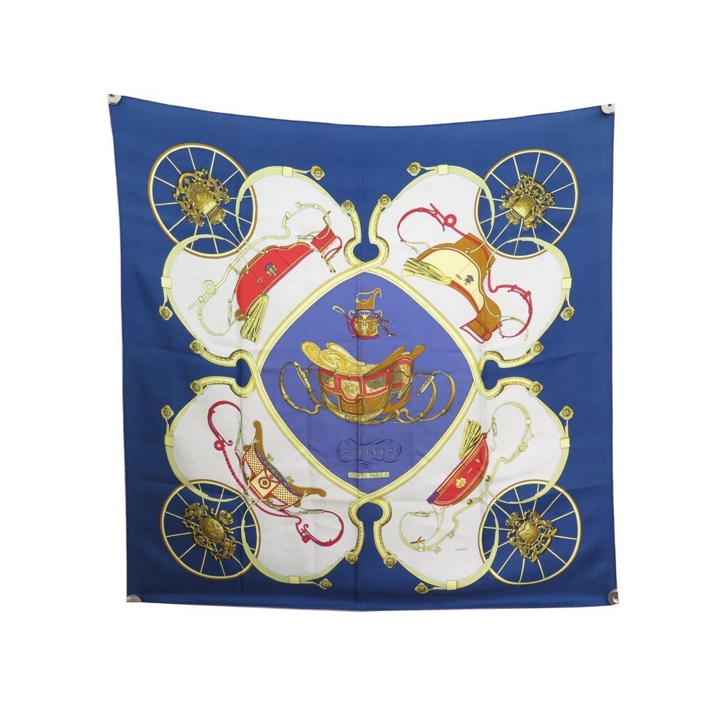 hermes springs silk scarf