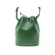SAC A MAIN LOUIS VUITTON NOE GM EN CUIR EPI VERT SEAU LEATHER HAND BAG 1640€