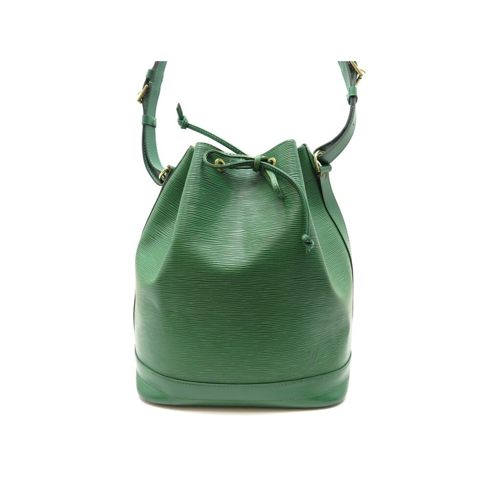 Sac Louis Vuitton Noé en cuir épi vert