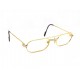 LUNETTES MUST DE CARTIER SANTOS VENDOME 55 20 140 EN PLAQUE OR EYESGLASSES 860€