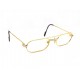 LUNETTES MUST DE CARTIER SANTOS VENDOME 55 20 140 EN PLAQUE OR EYESGLASSES 860€