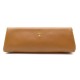 NEUF SAC POCHETTE PRADA BAGUETTE 1BF323 CUIR SAFFIANO LUX CARAMEL CLUTCH 1485€