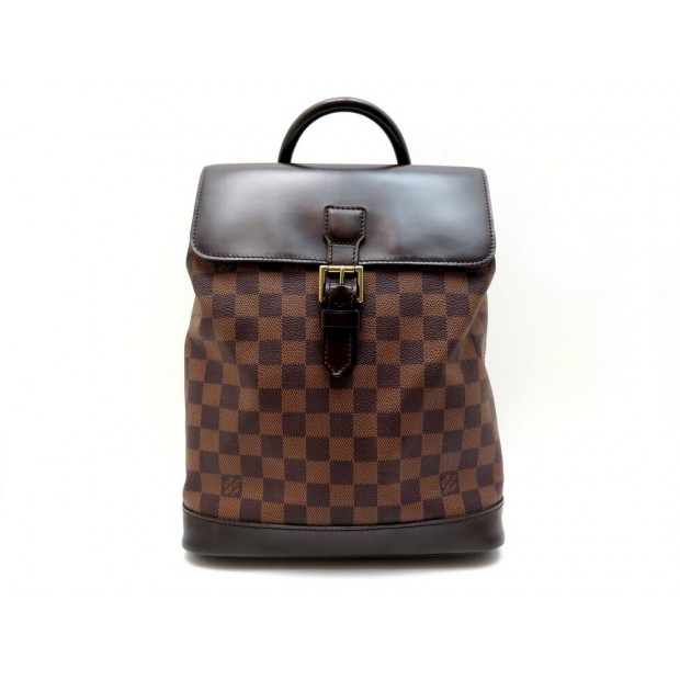 NEUF SAC A DOS LOUIS VUITTON SOHO N51132 TOILE DAMIER EBENE BACKPACK BAG 1050€