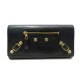 PORTEFEUILLE BALENCIAGA GIANT CONTINENTAL 253054 CUIR NOIR LEATHER WALLET 465€