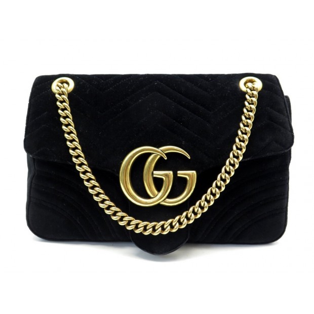 sac gucci noir velour